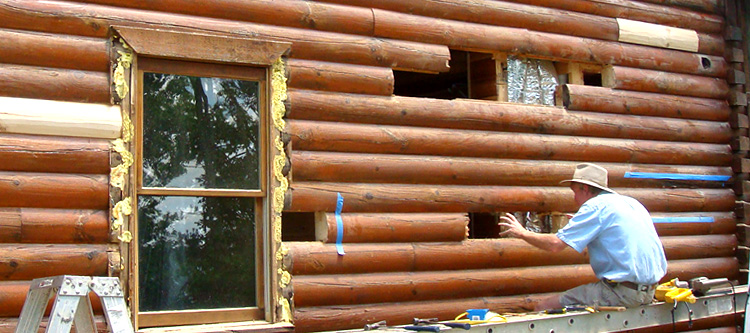 Log Home Repair Norfolk City, Virginia